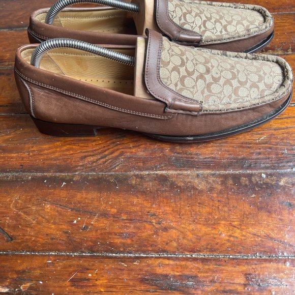 Coach Men's Loafers - signature design. Size 10 - Picture 2 of 4